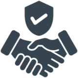 Secure partnership graphic